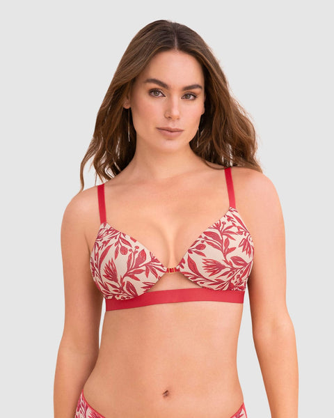 Sostén de realce alto Sexy Bra#color_a16-tulipanes