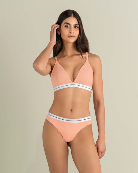 Sostén triangular en algodón liviano y cómodo#color_215-salmon