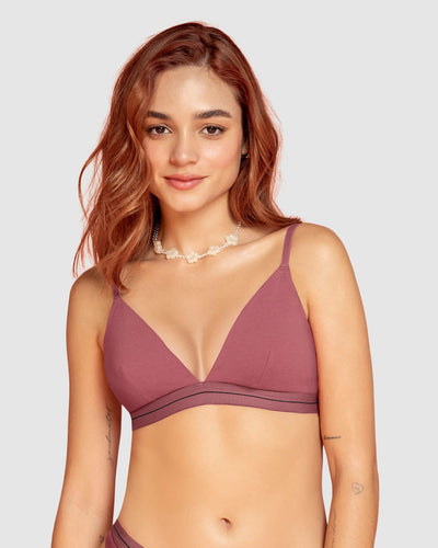 Sostén triangular en algodón liviano y cómodo#color_b99-salmon