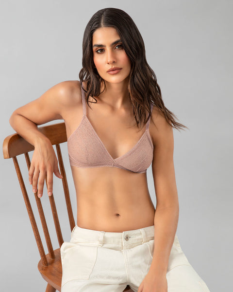 Bralette en encaje de textura ultrasuave#color_a22-rosa-vieja