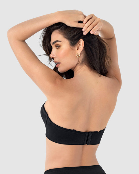 Sostén strapless ideal para busto mediano y grande#color_700-negro