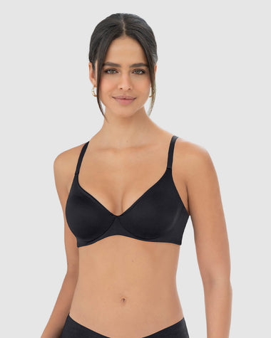 Sostén ultraligero y suave con copas en doble capa de tela#color_700-negro