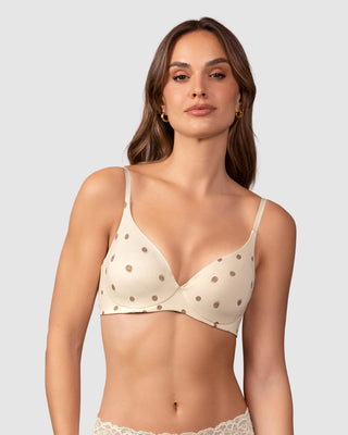 Sostén ultraligero SIN ESPUMA, copas doble tela#color_c01-estampado-puntos
