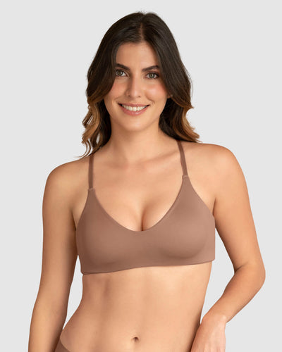 Sostén tipo top Ultra Natural#color_640-cafe-medio