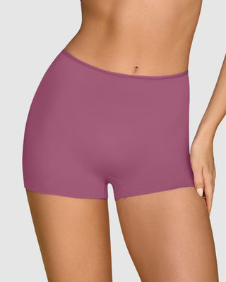Calzón tipo bóxer efecto invisible en piernas#color_402-morado