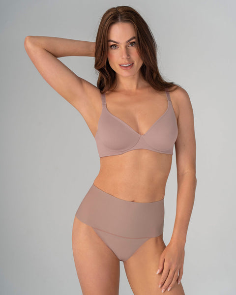 Calzón faja colaless con fajón ancho de control fuerte tiro alto#color_281-rosa-palido
