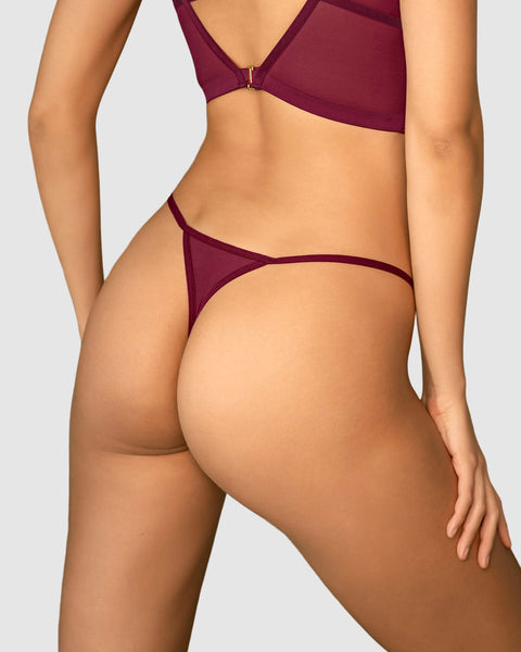 Tanga colaless con detalles en tul#color_240-vino