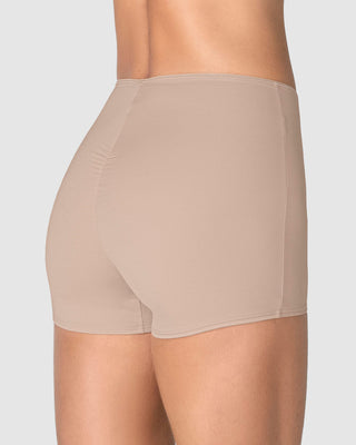 Bóxer corto de control fuerte de abdomen#color_802-cafe-claro