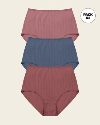 Pack x 3 calzones clásicos con Excelente Cubrimiento#color_s29-azul-rosa-vino
