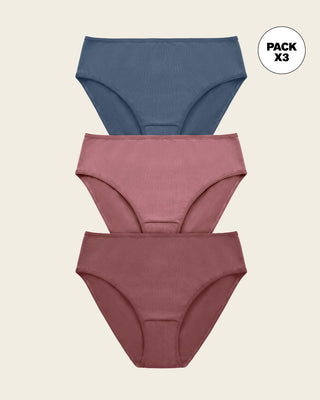 Pack x 3 calzones tipo bikini con buen cubrimiento#color_s15-azul-rosa-vino