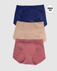 Paquete x3 panties de apariencia invisible#color_s21-azul-oscuro-habano-rosa