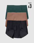 Paquete x3 panties de apariencia invisible