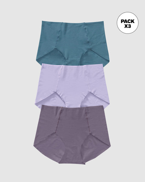 Pack x 3 calzones clásicos de apariencia invisible#color_s25-azul-morado-lila