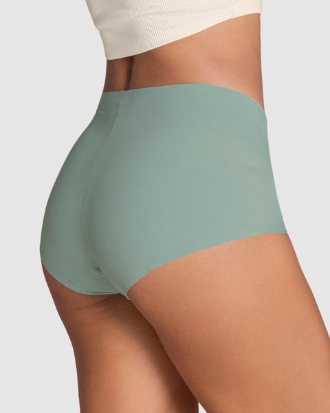 Pack x 3 calzones clásicos de apariencia invisible#color_s30-verde-oscuro-terracota-verde-azul