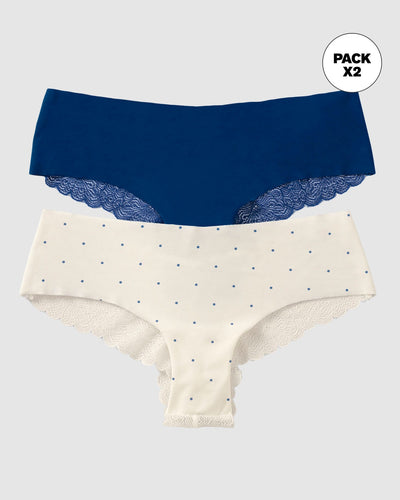 Calzones pantaletas descaderados paquete x 2#color_s48-azul-oscuro-estampado-puntos