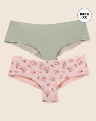 Calzones pantaletas descaderados paquete x 2#color_s50-fondo-rosado-estampado-gris-claro