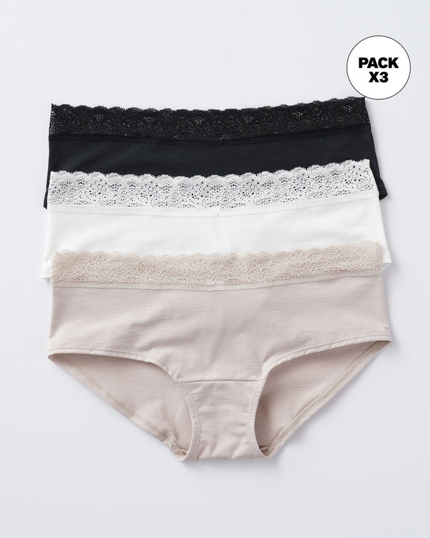 Paquete x3 panties estilo hipster total comodidad#color_s01-perla-negro-cafe-claro