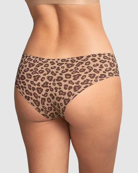 Pack x 2 hípsters invisibles ultracómodos de tiro bajo#color_s13-animal-print-salmon