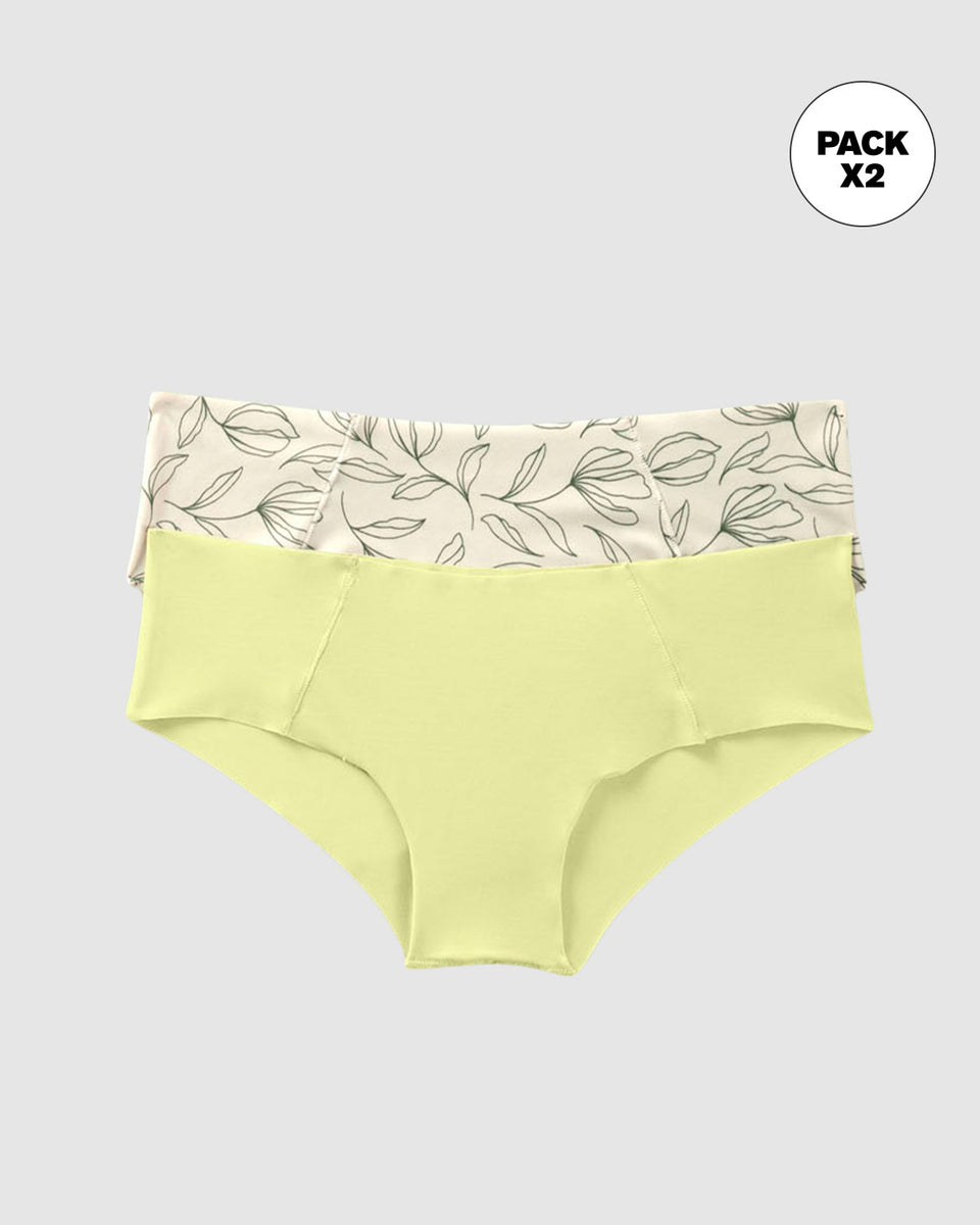 Pack x 2 hípsters invisibles ultracómodos de tiro bajo