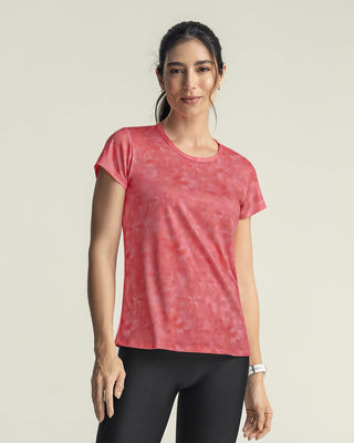 Camiseta deportiva de secado rápido y silueta semiajustada#color_040-est-rosado