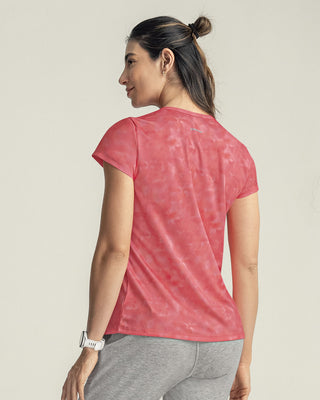 Camiseta deportiva de secado rápido y silueta semiajustada#color_040-est-rosado