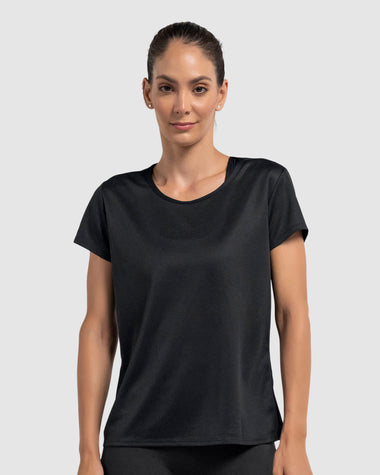 Camiseta deportiva de secado rápido y silueta semiajustada#color_700-negro