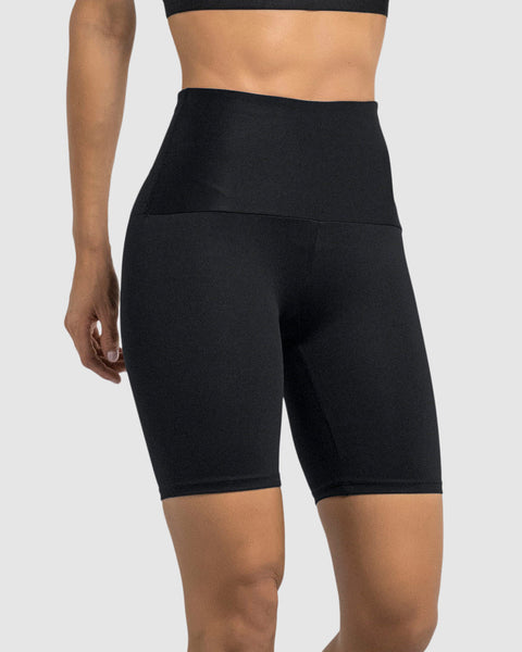 Short medio con control de abdomen con doble capa#color_700-negro