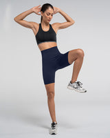 Short ciclista sin costuras con control suave de abdomen#color_588-azul
