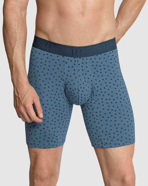 Pack x2 bóxers largos ajustado con algodón#color_s76-estampado-azul-rojo