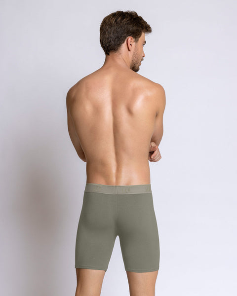 Pack x2 bóxers largos ajustado con algodón#color_s77-verde-rojo