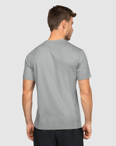 Camiseta deportiva masculina con tecnología de secado rápido#color_715-gris