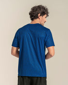 Camiseta deportiva masculina semiajustada de secado rápido