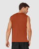 Camiseta manga sisa deportiva y de secado rápido para hombre#color_222-terracota