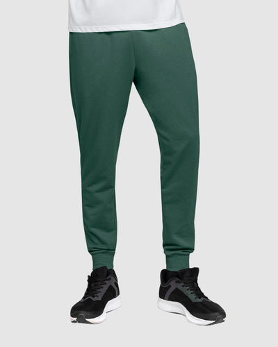 Jogger deportivo estilo sudadera con bolsillos laterales funcionales#color_611-verde