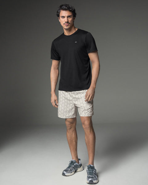 Short deportivo con bolsillos funcionales#color_a92-estampado-triangulo