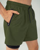 Short deportivo con bolsillo lateral con bóxer interno#color_604-verde