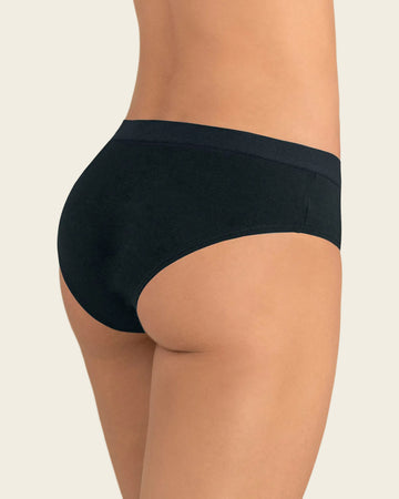 Pack x3 calzones estilo pantaleta en algodón#color_s57-blanco-negro-rosa-claro