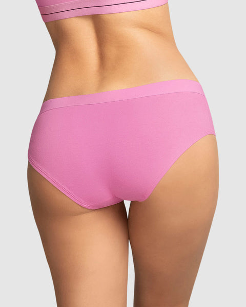 Pack x 3 calzones estilo hípster en algodón#color_s73-cafe-rosado-estampado-corazones