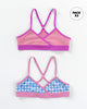 Pack x 2 top principiante para niña espalda deportiva#color_s10-cuadros-rosado