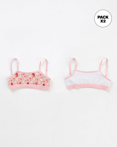 Top niña pack x2#color_s11-blanco-estampado-coral