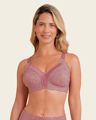 Sostén con copas completas en encaje de buen cubrimiento#color_181-rosa