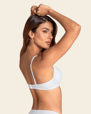 Sostén de realce medio con cargaderas multiusos#color_000-blanco