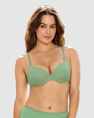 Sostén de realce suave con breteles multiusos#color_628-verde-medio