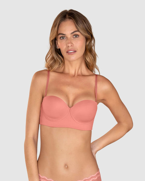 Sostén strapless de realce suave#color_122-rosado