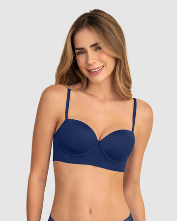 Sostén strapless de realce suave#color_510-azul-oscuro