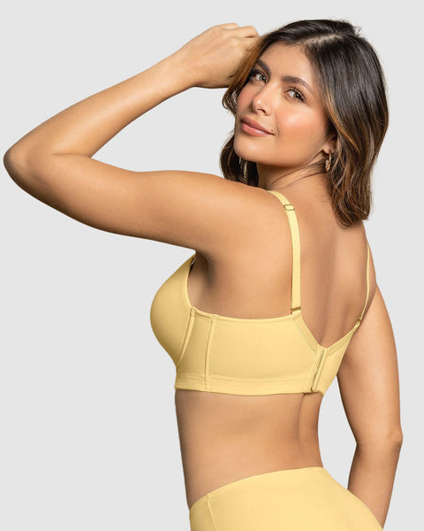 Sostén de realce suave y buen cubrimiento en espalda#color_b58-amarillo
