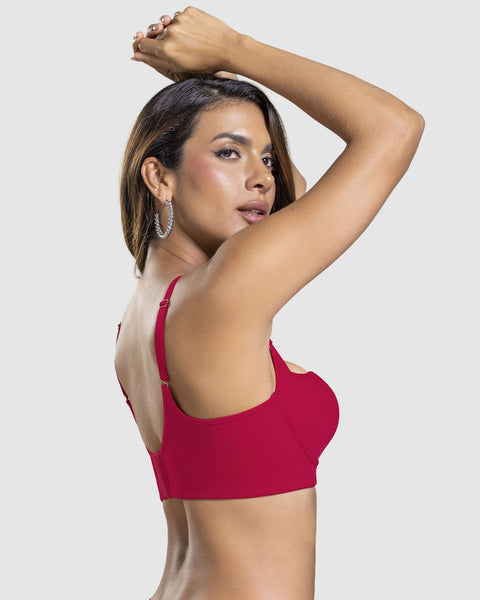 Sostén con buen cubrimiento de sisa y espalda#color_323-rojo
