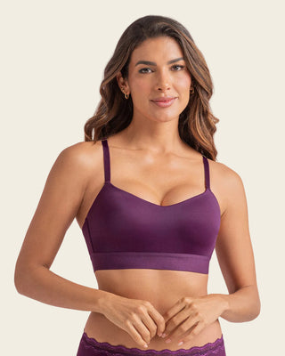 Sostén tipo top ultraliviano con copas internas fijas#color_414-uva