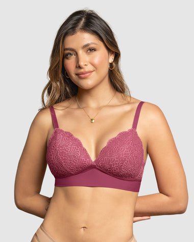 Sostén sin arco Liso y Encaje#color_300-mora