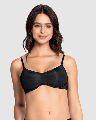 Sostén ultraliviano con copas internas fijas#color_700-negro